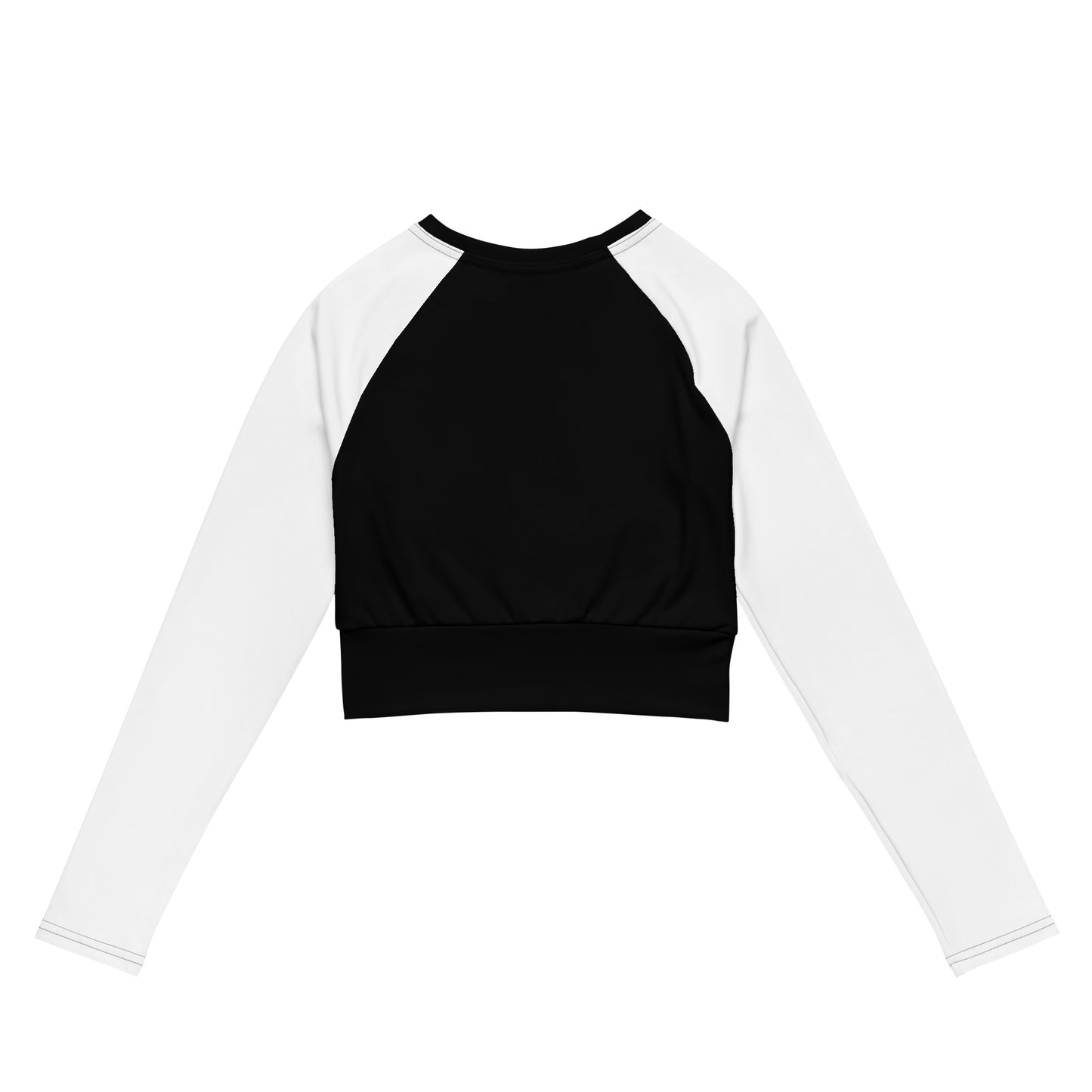 Japanese Mark Recycled long-sleeve Crop Top