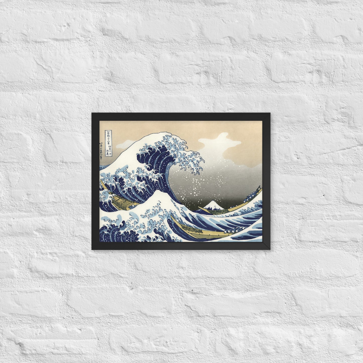 The Great Wave Framed poster