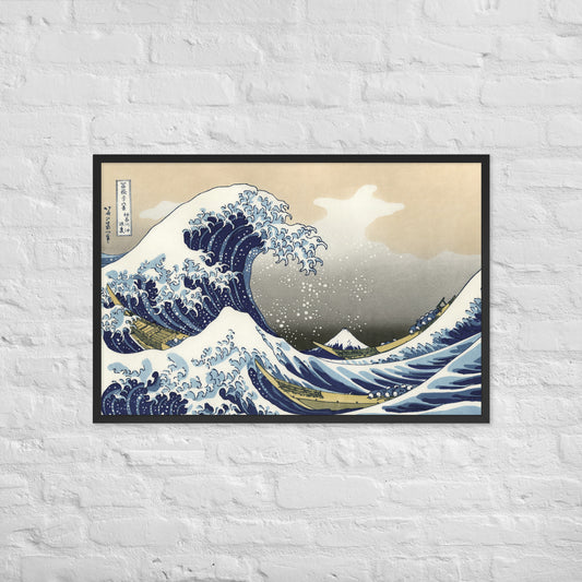 The Great Wave Framed poster