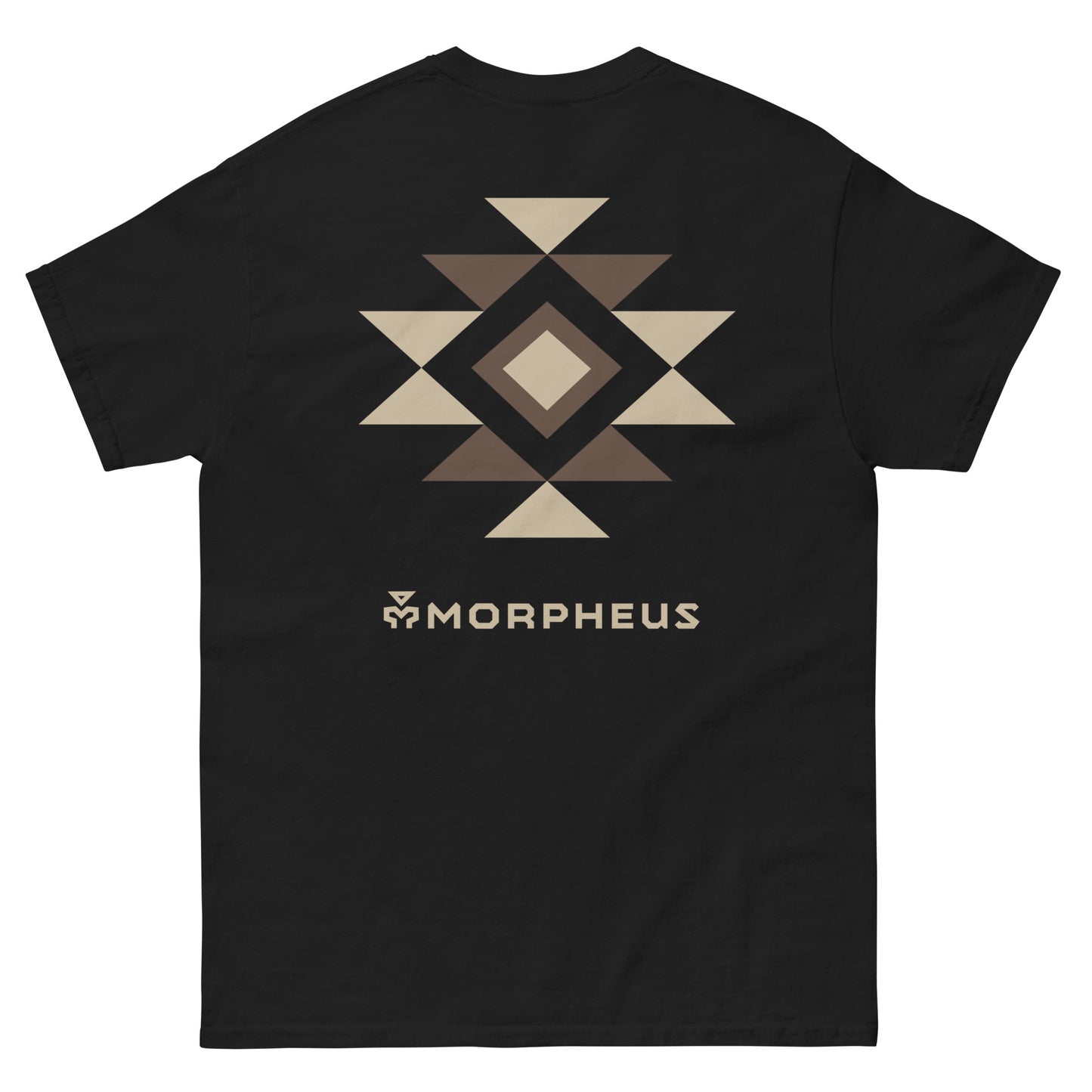 Black Geometric Aztec T-Shirt