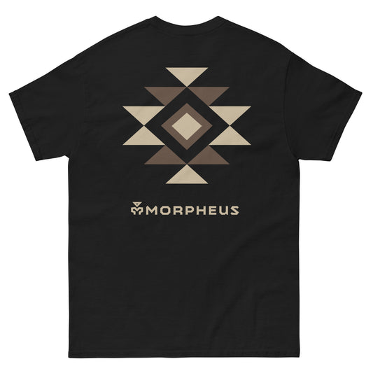 Black Geometric Aztec T-Shirt