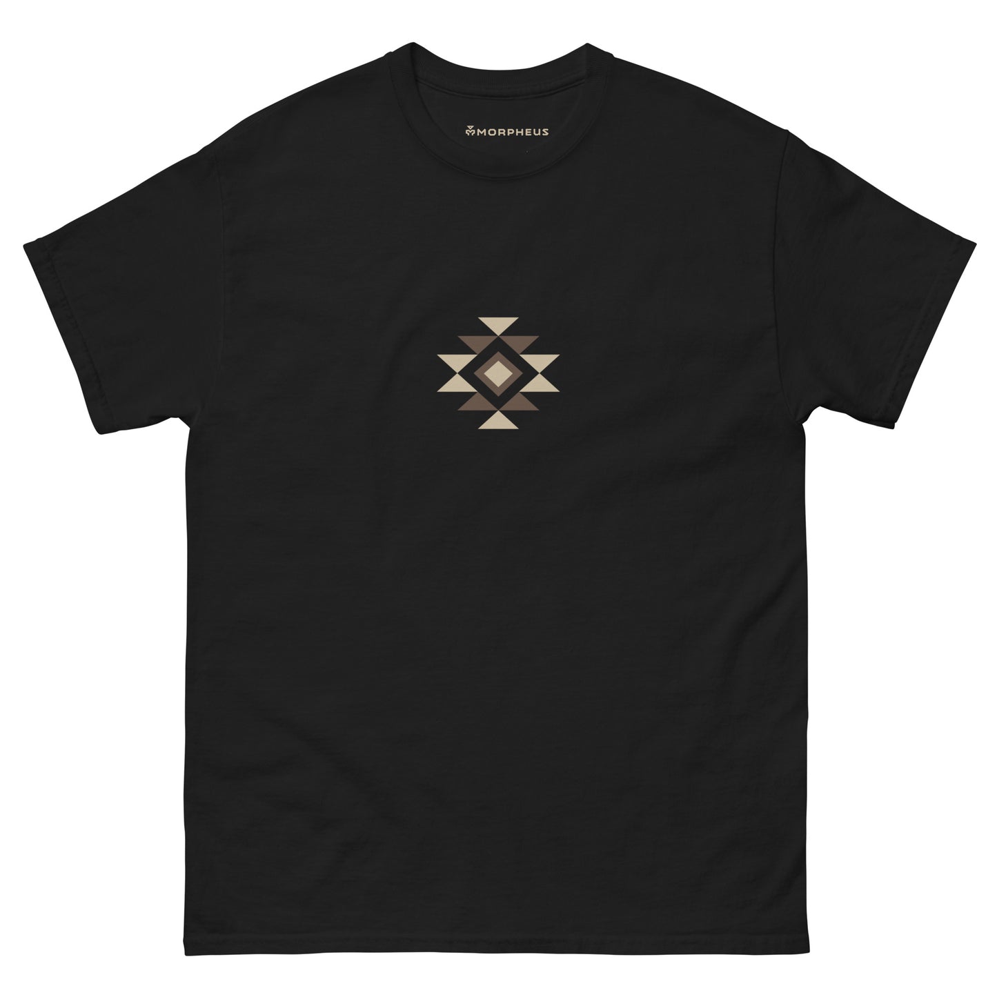 Black Geometric Aztec T-Shirt