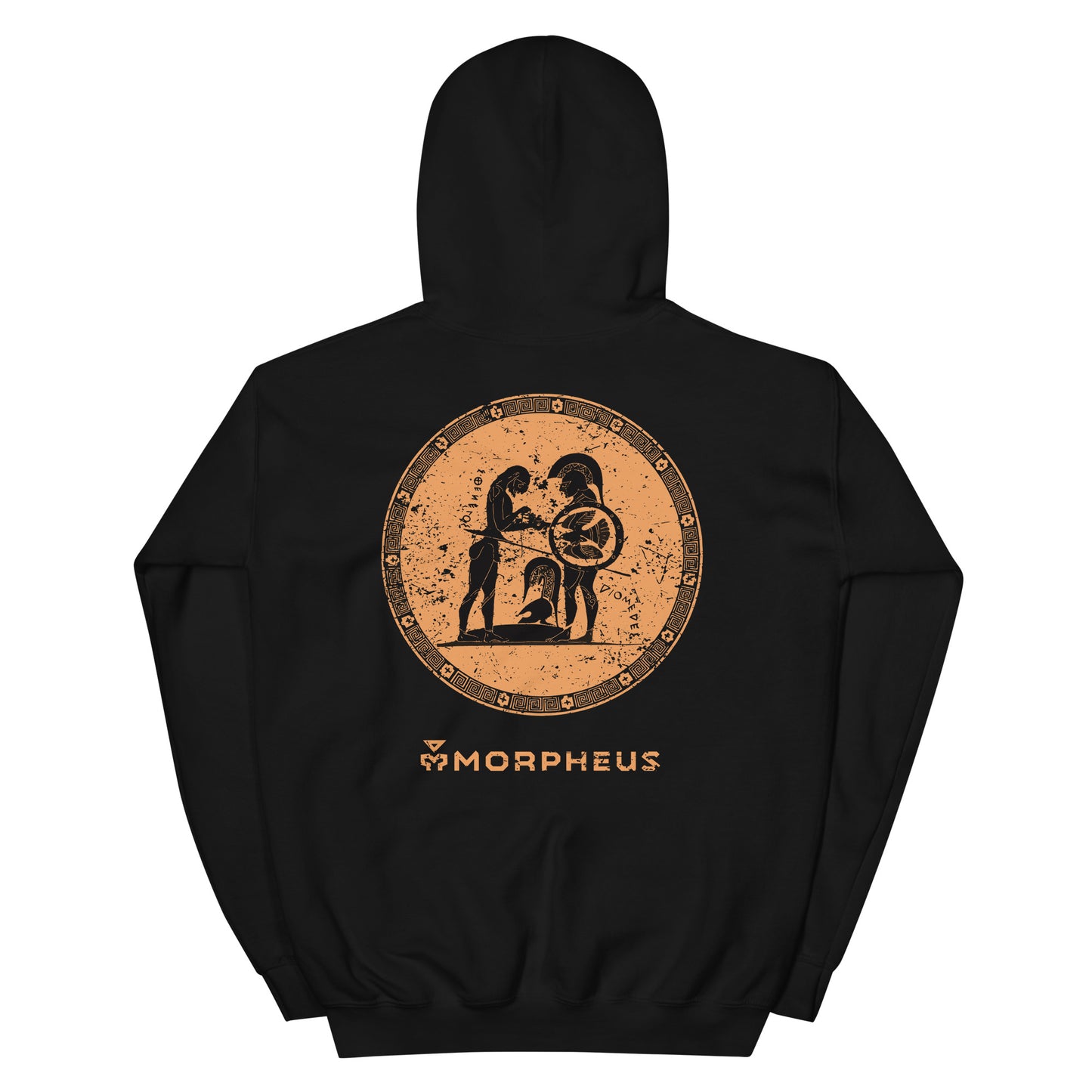 Wounded Spartan Black Unisex Hoodie