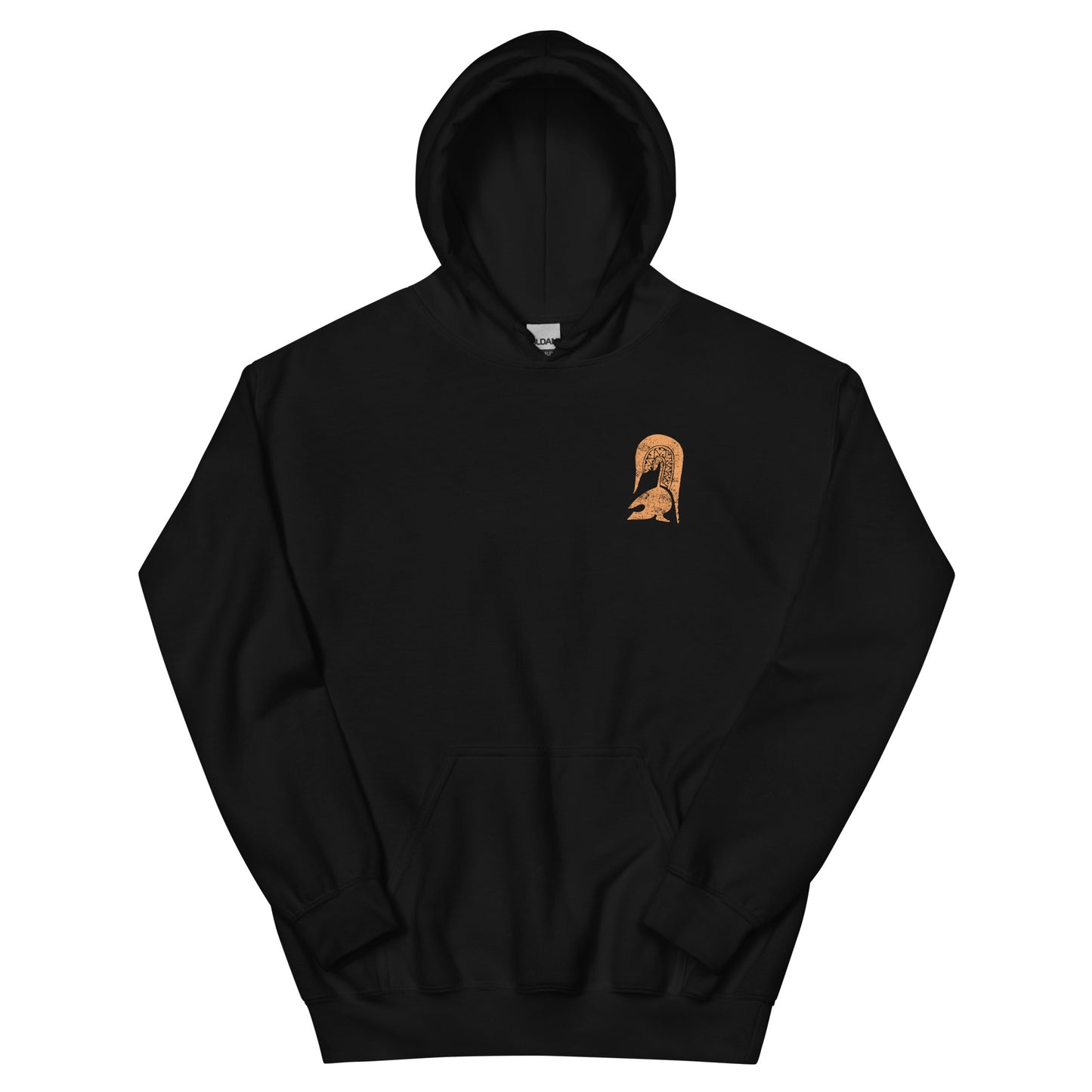 Wounded Spartan Black Unisex Hoodie