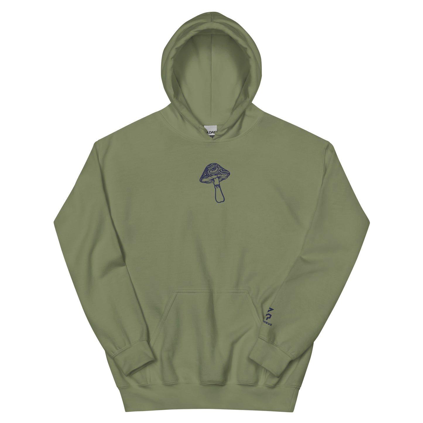 Trippy Mushroom Green Unisex Hoodie