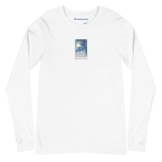 Ohara Koson Moonlit Night Unisex Long Sleeve T-Shirt