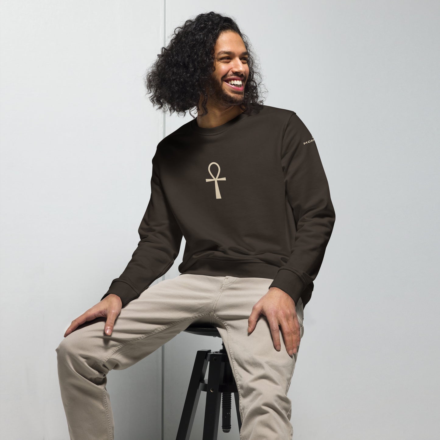 ANKH Symbol Brown Sweatshirt