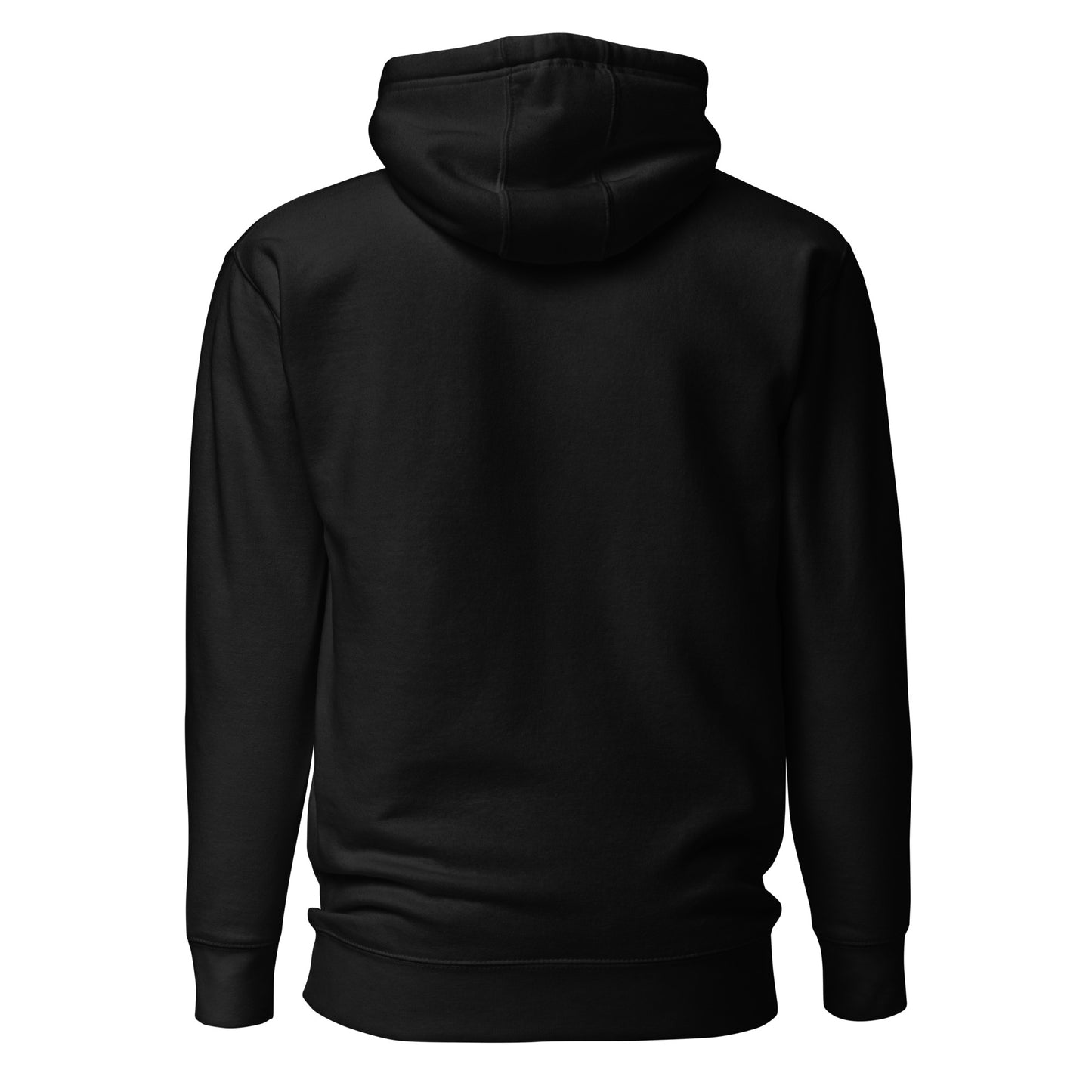 AD. Negative Space Face Black Hoodie