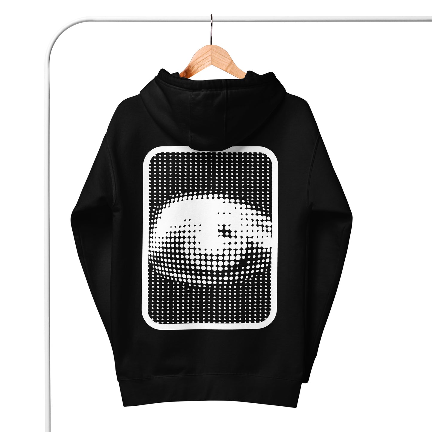 Exclusive Trippy Eye Unisex Hoodie Black