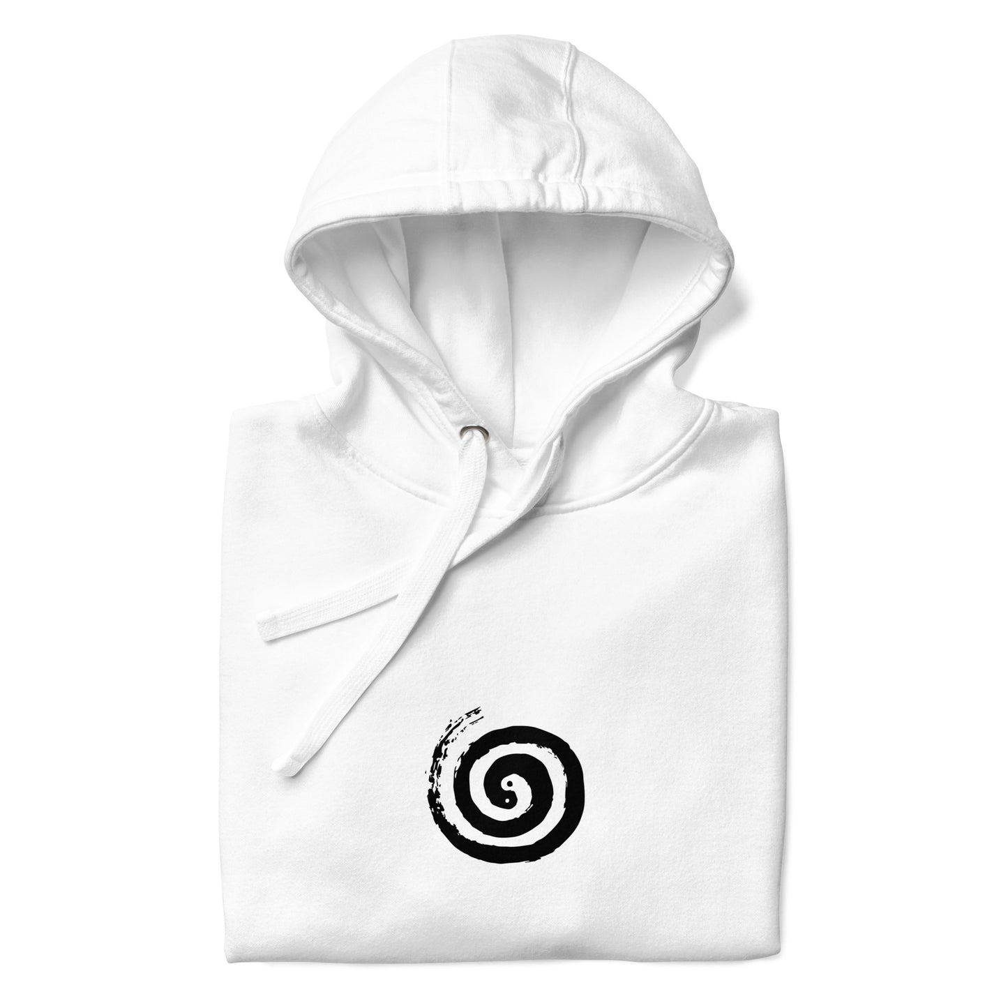 White Ying & Yang Hoodie